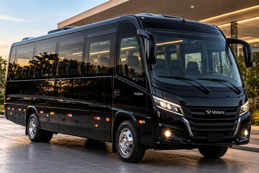 Exterior do Volare — Micro-ônibus Executivo, imagem ilustrativa