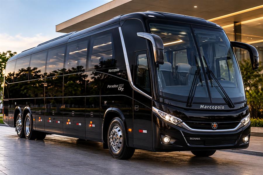 Exterior do Marcopolo G7 — Ônibus Executivo, imagem ilustrativa